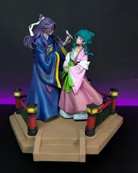 Maomao and Jinshi diorama, hand-painted, real photo