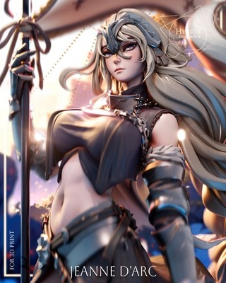Janne D Arc 1/8 1/6 Resin Figure Unpainted or Hand-Painted Fan Art Uncategorized resin figure
