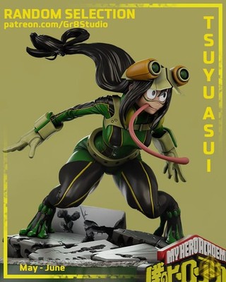 Froppy 1/8 1/6 Resin Figure Unpainted or Hand-Painted Fan Art Uncategorized resin figure