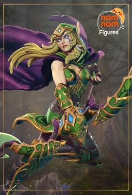 Alleria Windrunner Resin Figure 1/8 1/6 Unpainted Hand-Painted Fan Art Uncategorized resin figure