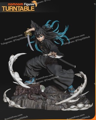 Muichiro Tokito Demon Slayer 1/8 1/6 Resin Figure Unpainted Hand-Painted Fan Art Uncategorized resin figure