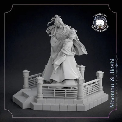 Maomao and Jinshi Diorama Resin Figure 1/8 1/6 Unpainted Hand-Painted Fan Art