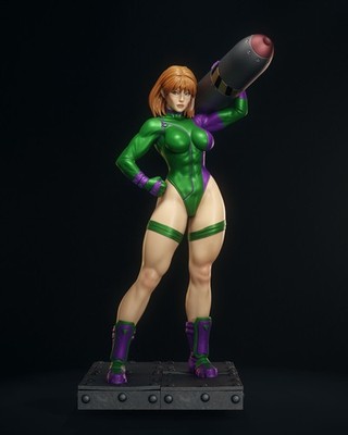 Caitlin Fairchild DC Comics 1/8 1/6 Resin Figure Unpainted Hand-Painted Fan Art