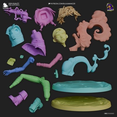 Isha Arcane 1/8 1/6 Resin Figure Unpainted or Hand-Painted Fan Art Uncategorized resin figure