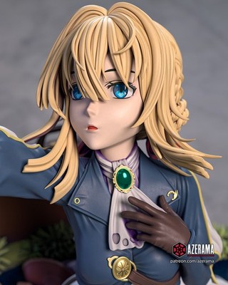 Violet Evergarden 1/8 1/6 Resin Figure Unpainted or Hand-Painted Fan Art Uncategorized resin figure