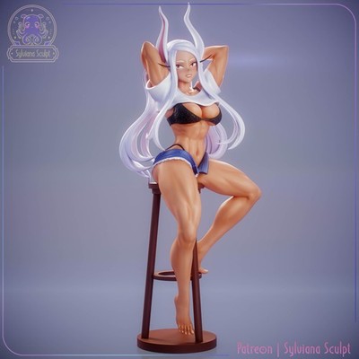 Mirko My Hero Academia 1/8 1/6 Resin Figure Unpainted or Hand-Painted Fan Art Uncategorized resin figure
