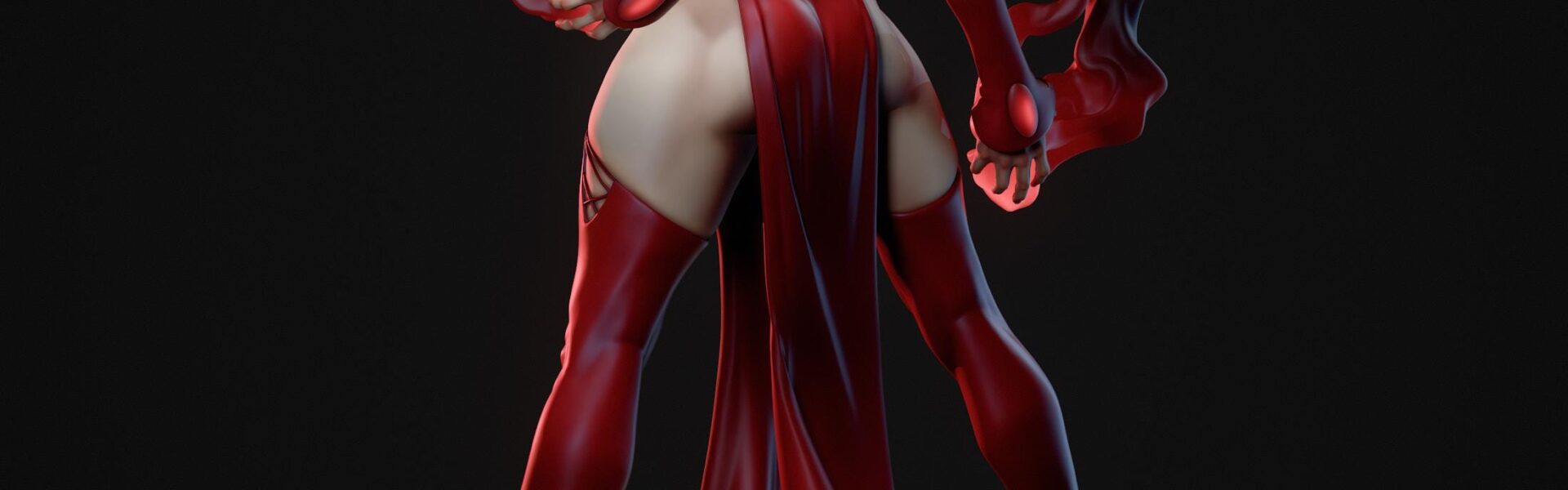 Scarlet Witch Marvel 1/8 1/6 Resin Figure Unpainted or Hand-Painted Fan Art resin figure