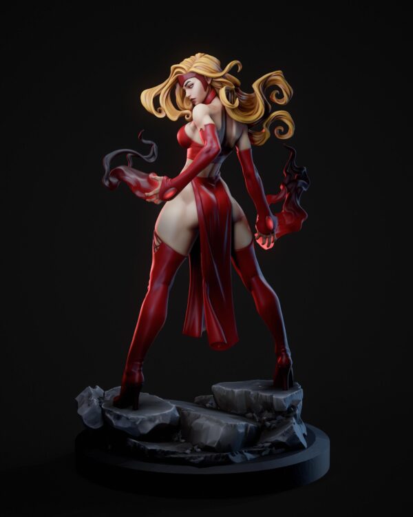 Scarlet Witch Marvel 1/8 1/6 Resin Figure Unpainted or Hand-Painted Fan Art