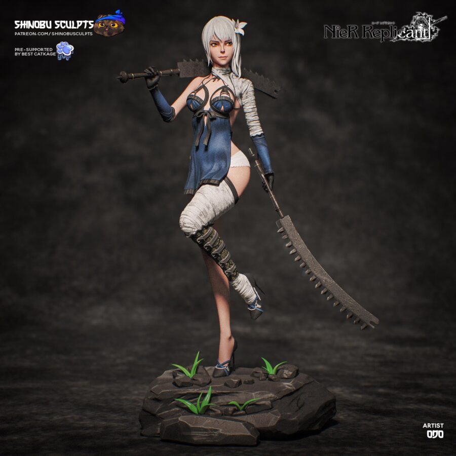 Shinobu Kocho Demon Slayer 1/8 1/6 Resin Figure Unpainted Hand-Painted Fan Art