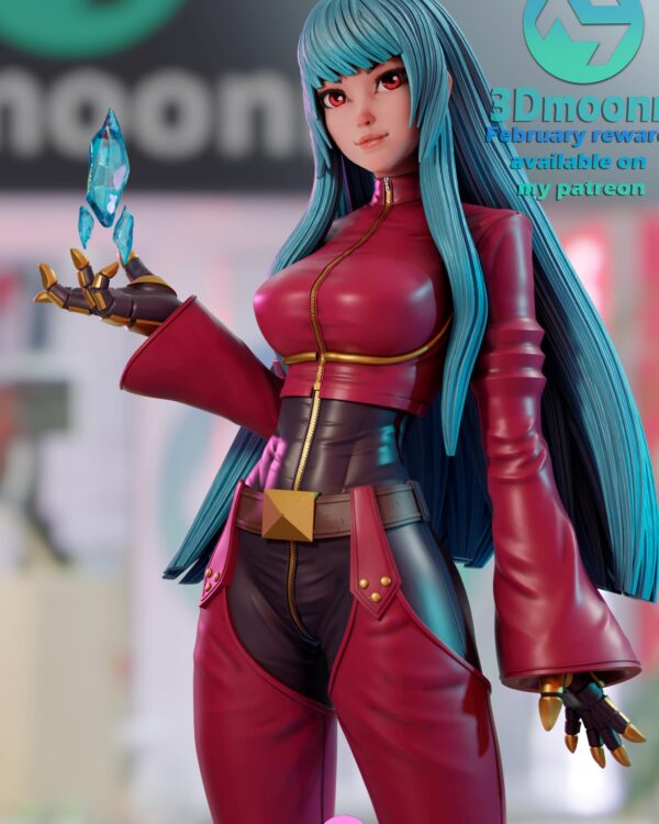 Kula Diamond Resin Figure 1/8 1/6 Unpainted Hand-Painted Fan Art