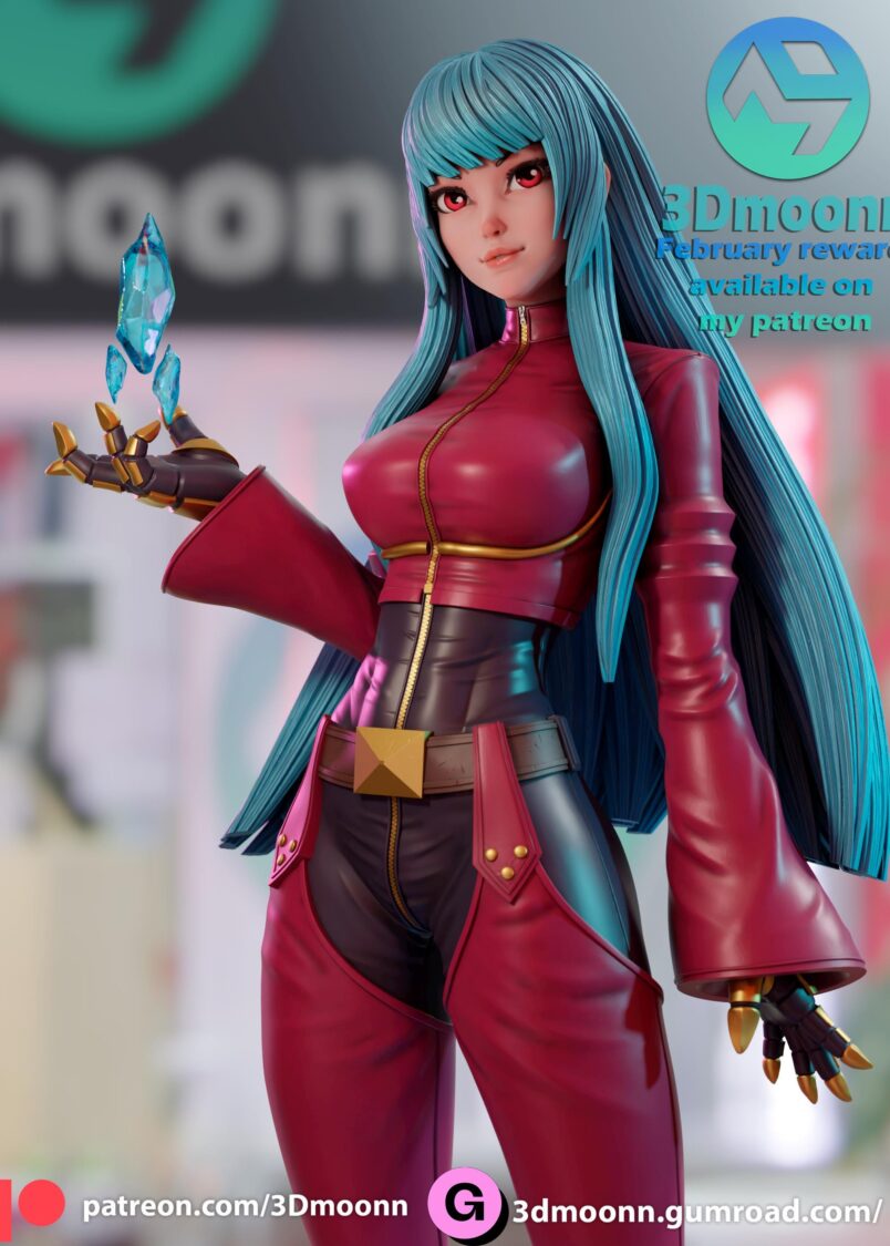 Kula Diamond Resin Figure 1/8 1/6 Unpainted Hand-Painted Fan Art