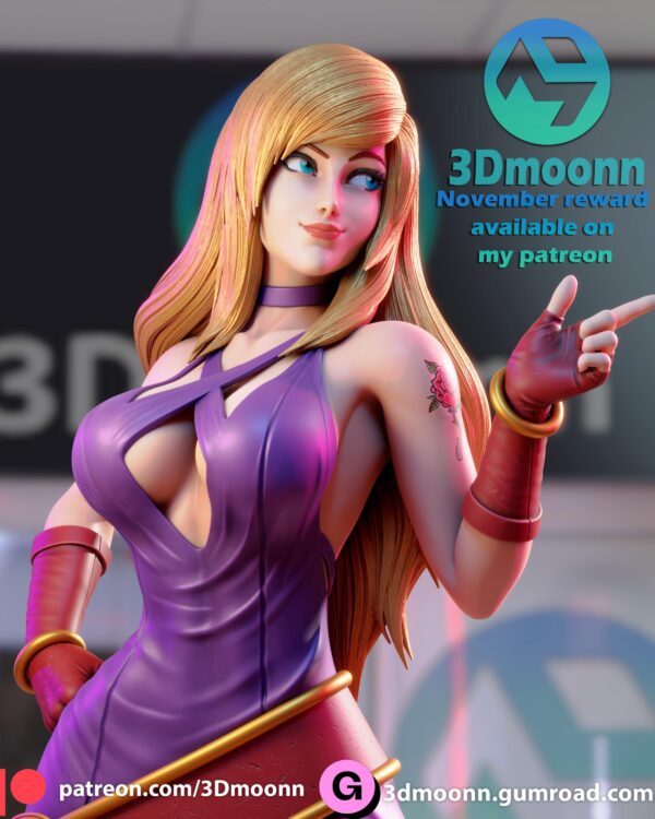B Jennet Resin Figure 1/8 1/6 Unpainted Hand-Painted Fan Art