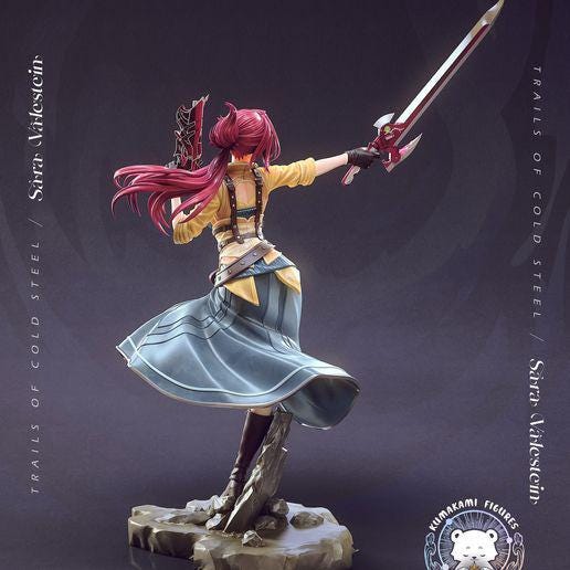 Sara Valestine Resin Figure 1/8 1/6 Unpainted Hand-Painted Fan Art Uncategorized resin figure