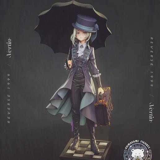 Vertin Reverse: 1999 1/8 1/6 Resin Figure Unpainted or Hand-Painted Fan Art Uncategorized resin figure