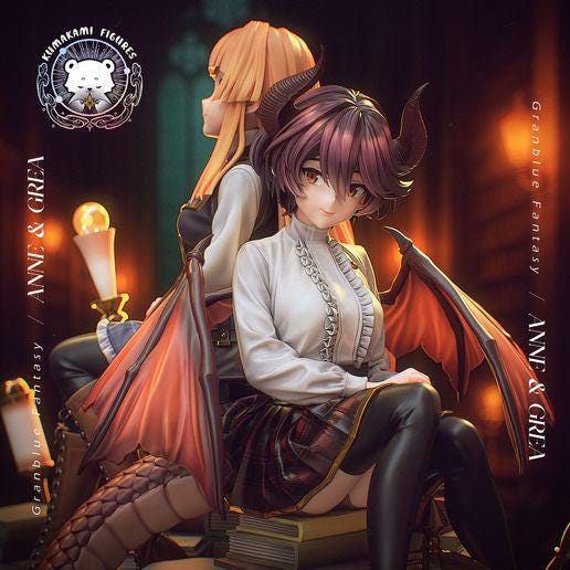 Grea Granblue Fantasy 1/8 1/6 Resin Figure Unpainted or Hand-Painted Fan Art Uncategorized resin figure