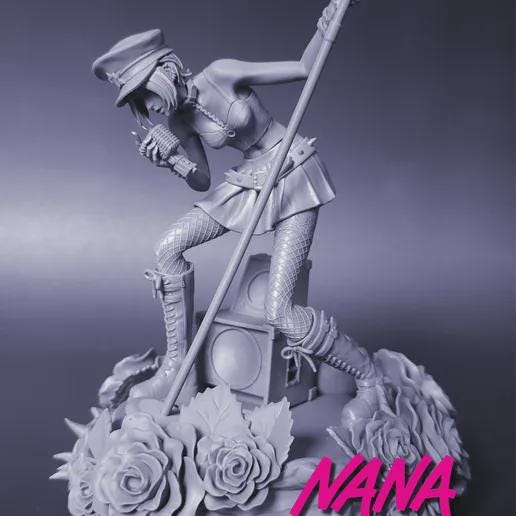 Nana Osaki 1/8 1/6 Resin Figure Unpainted or Hand-Painted Fan Art