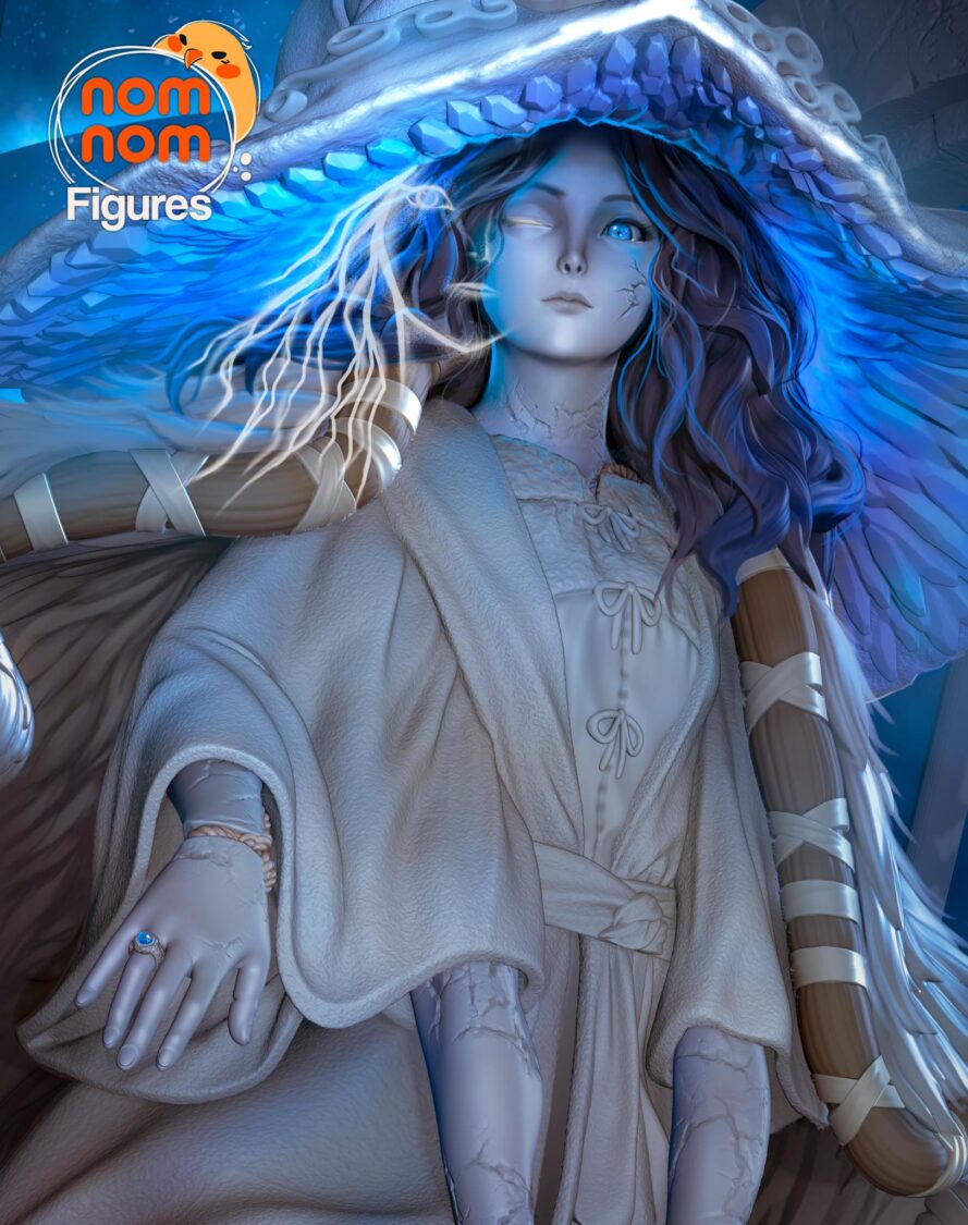 Ranni the Witch Elden Ring 1/8 1/6 Resin Figure Unpainted Hand-Painted Fan Art