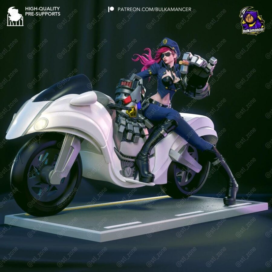 Vi Resin Figure 1/8 1/6 Unpainted Hand-Painted Fan Art