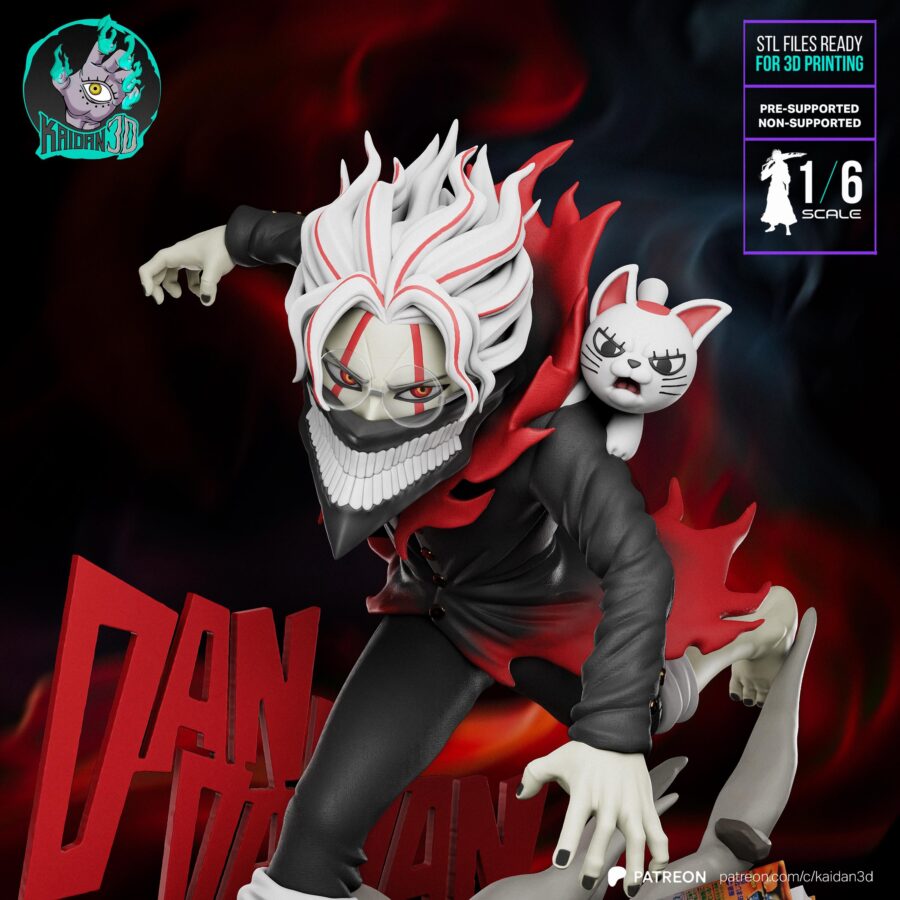Okarun Dandadan 1/8 1/6 Resin Figure Unpainted or Hand-Painted Fan Art