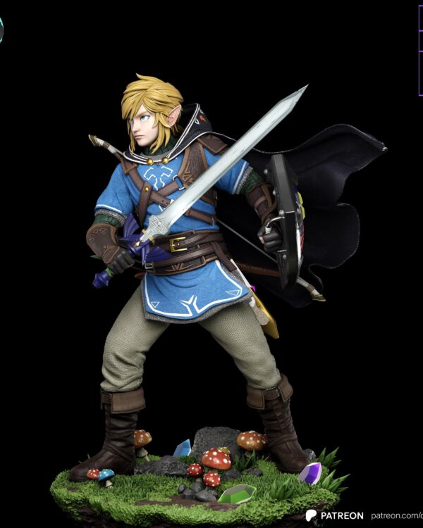 Link The Legend of Zelda 1/8 1/6 Resin Figure Unpainted or Hand-Painted Fan Art