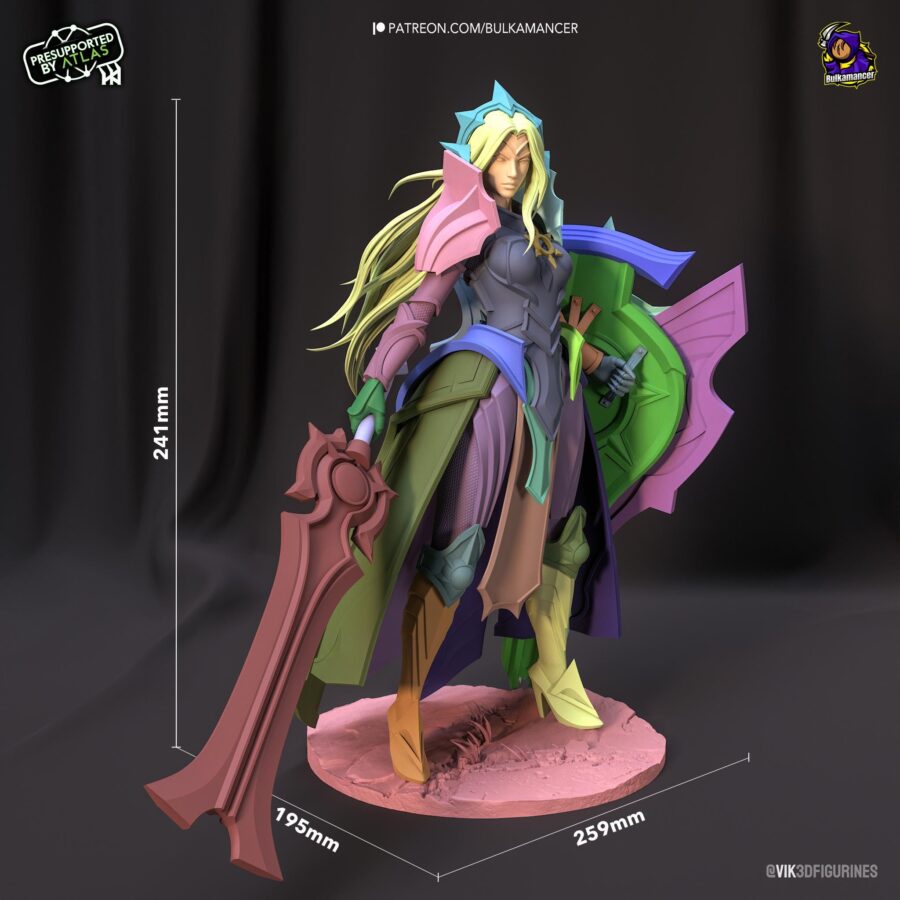 Leona League of Legends 1/8 1/6 Resin Figure Unpainted or Hand-Painted Fan Art
