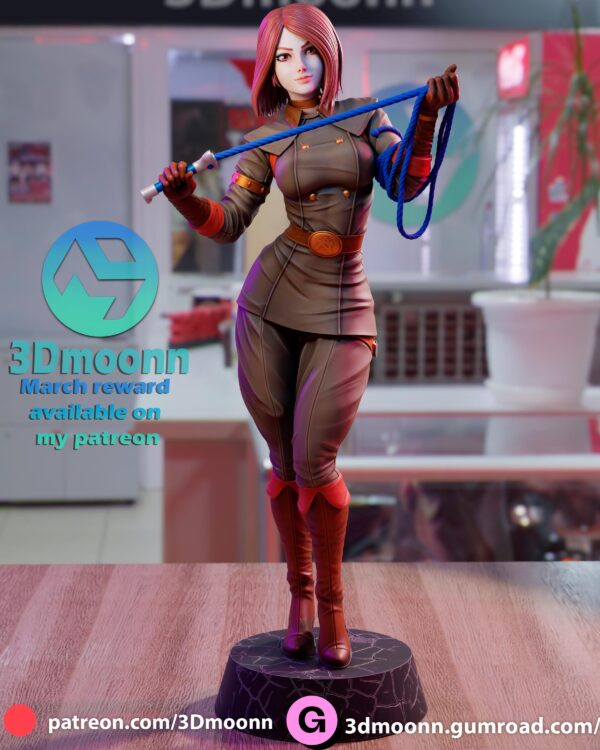 Luan Mendes Whip 1/8 1/6 Resin Figure Unpainted or Hand-Painted Fan Art Uncategorized resin figure