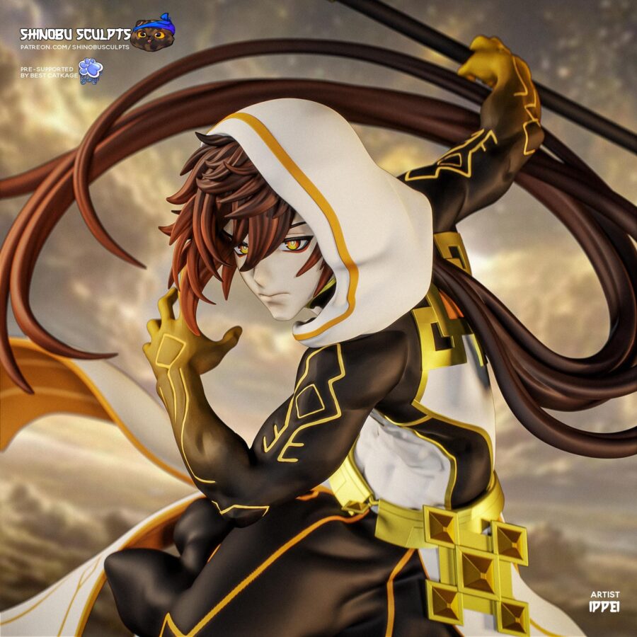 Zhongli Genshin Impact 1/8 1/6 Resin Figure Unpainted or Hand-Painted Fan Art