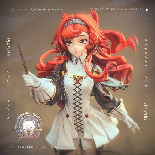 Sonetto Reverse: 1999 1/8 1/6 Resin Figure Unpainted or Hand-Painted Fan Art Reverse: 1999 resin figure