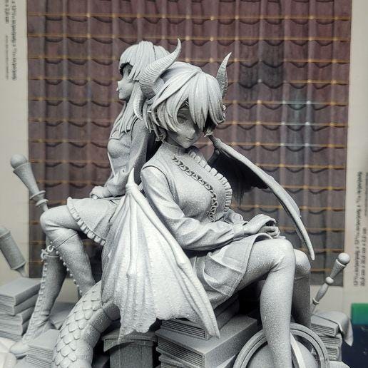 Anne and Grea Diorama Resin Figure 1/8 1/6 Unpainted Hand-Painted Fan Art Uncategorized resin figure