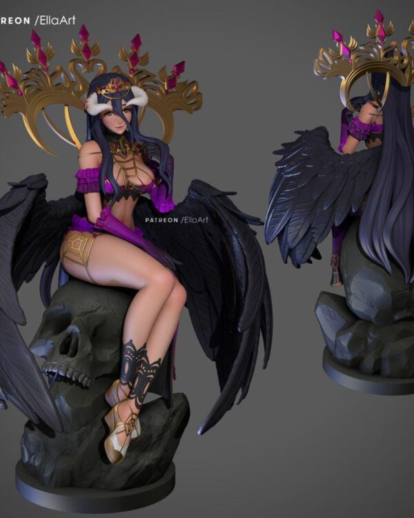 Albedo Overlord 1/8 1/6 Resin Figure Unpainted or Hand-Painted Fan Art Uncategorized resin figure