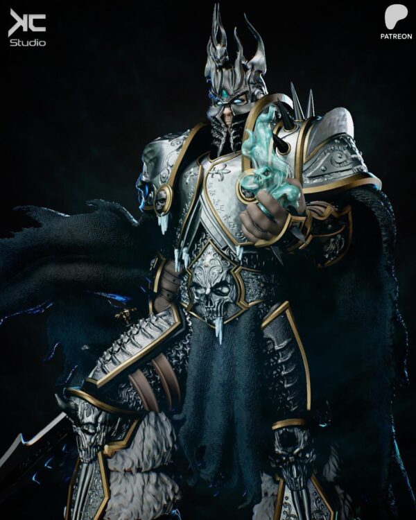 Lich King Diamond 20260401T104532Z Resin Figure 1/8 1/6 Unpainted Fan Art Uncategorized resin figure