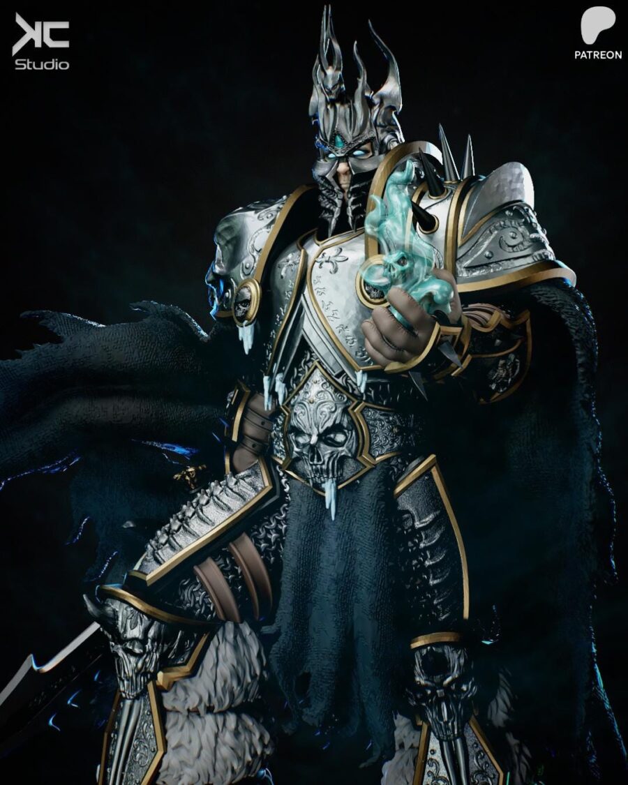 Lich King Diamond 20260401T104532Z Resin Figure 1/8 1/6 Unpainted Fan Art