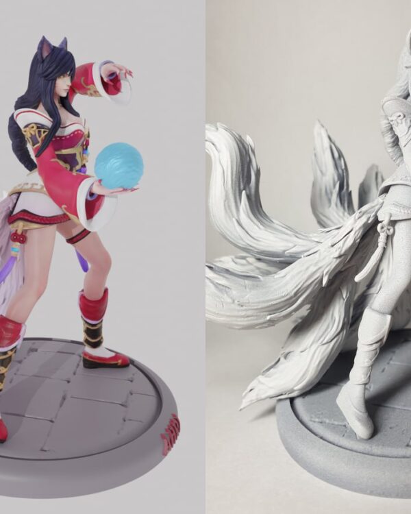 Ahri League of Legends 1/8 & 1/6 resin figure - 3D Figure Atelier