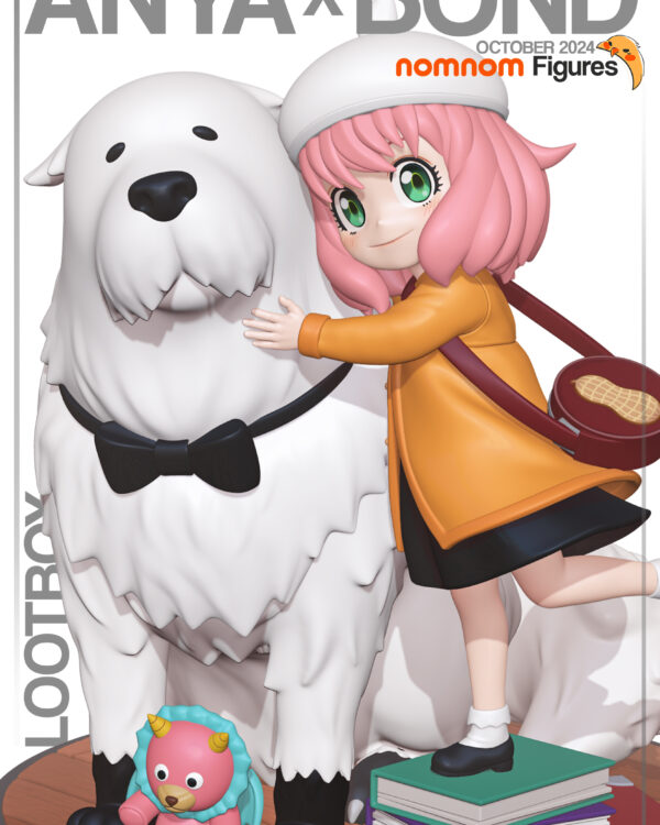 Anya X Bond Spy X Family 1/8 & 1/6 resin figure - 3D Figure Atelier