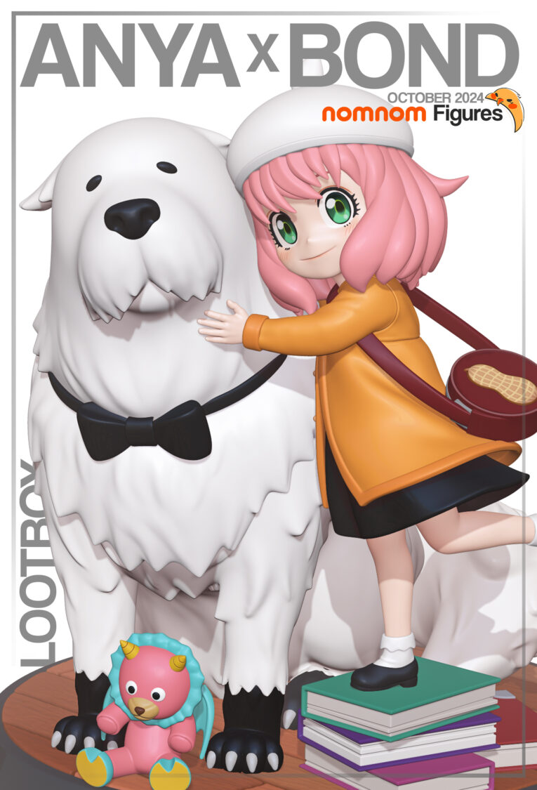 Anya X Bond Spy X Family 1/8 & 1/6 resin figure - 3D Figure Atelier