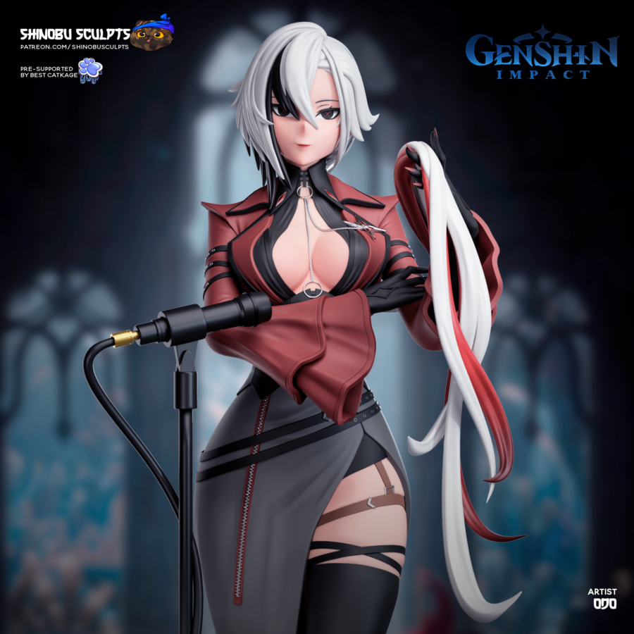 Arlecchino Genshin Impact 1/8 & 1/6 resin figure - 3D Figure Atelier