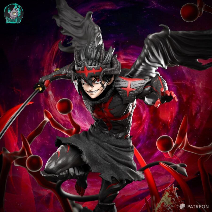 Asta Black Clover 1/8 & 1/6 resin figure - 3D Figure Atelier