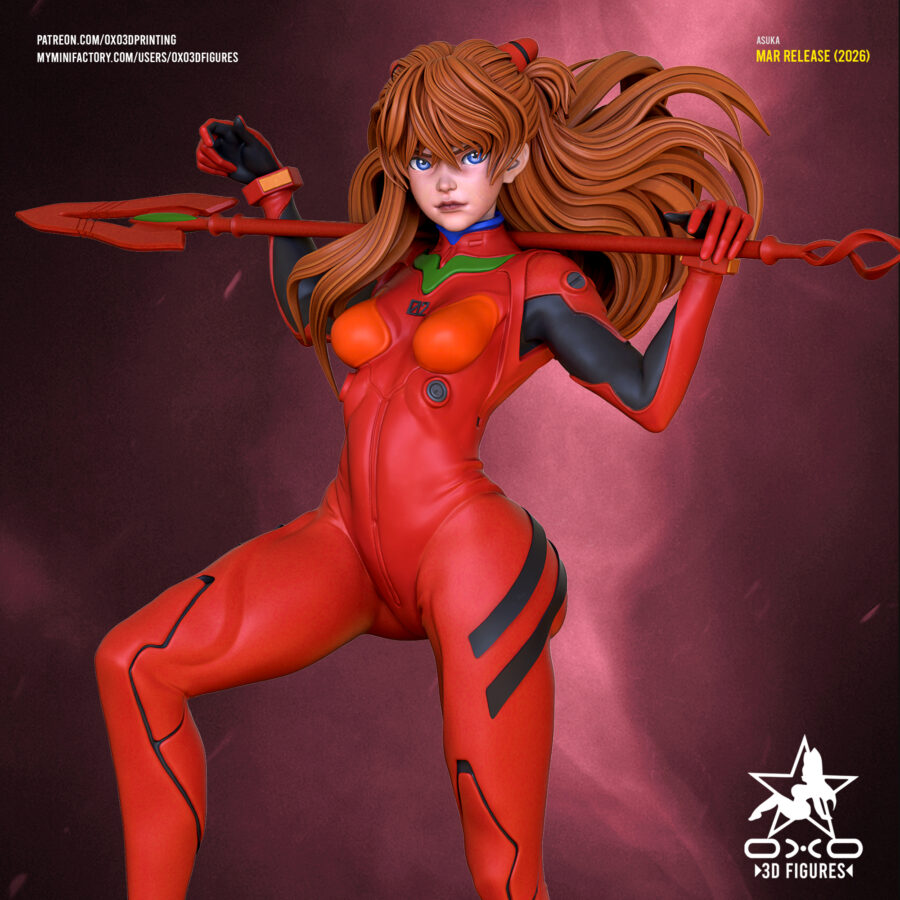 Asuka Langley Neon Genesis Evangelion 1/8 & 1/6 resin figure - 3D Figure Atelier