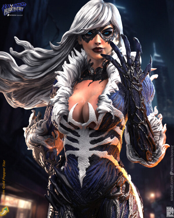 Black Cat Marvel 1/8 & 1/6 resin figure - 3D Figure Atelier