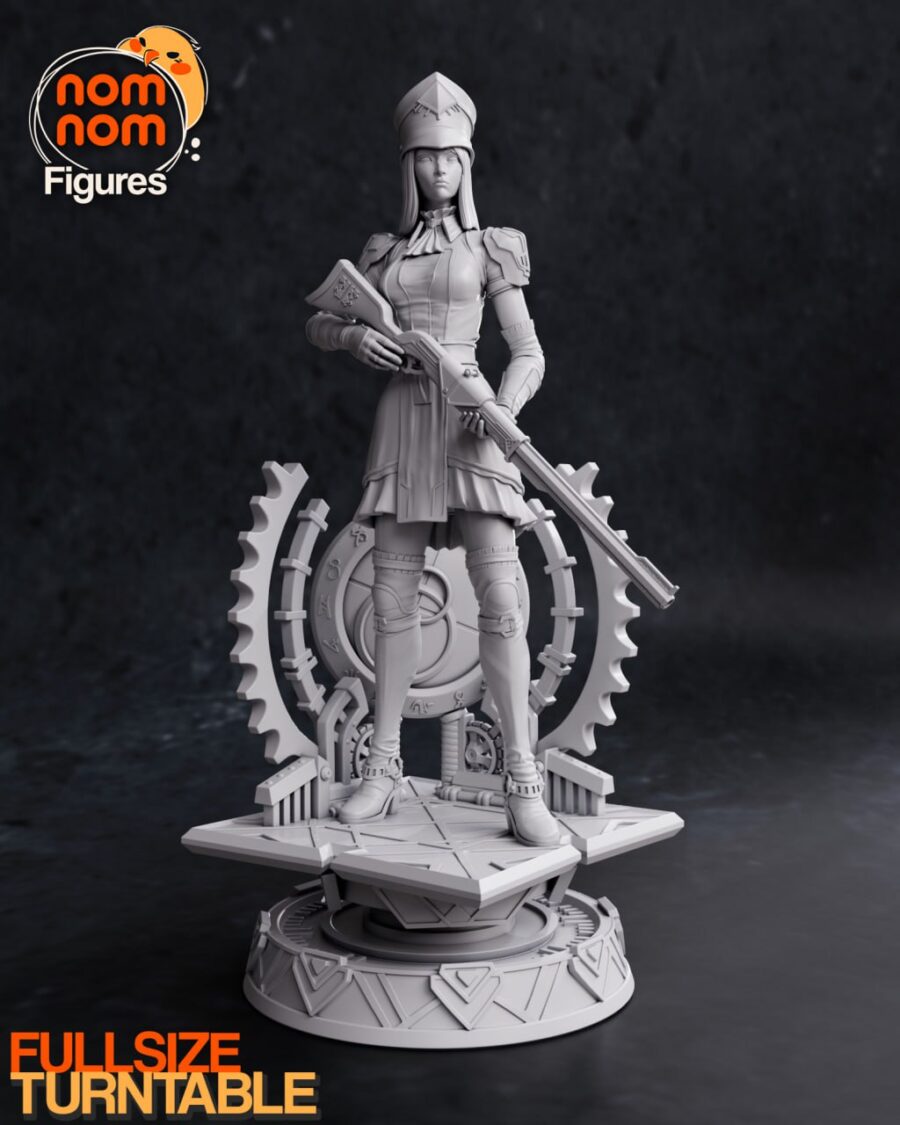 Caitlyn League of Legends 1/8 & 1/6 resin figure - 3D Figure Atelier