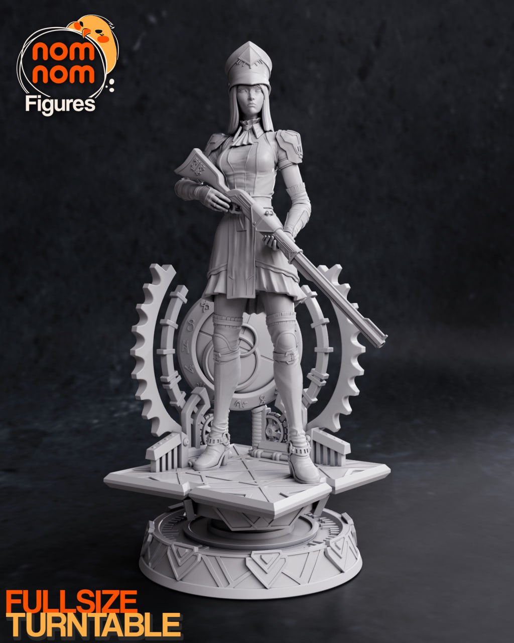 Caitlyn League of Legends 1/8 & 1/6 resin figure - 3D Figure Atelier