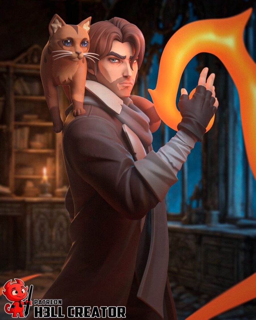 Caleb Widogast Critical Role 1/8 & 1/6 resin figure - 3D Figure Atelier