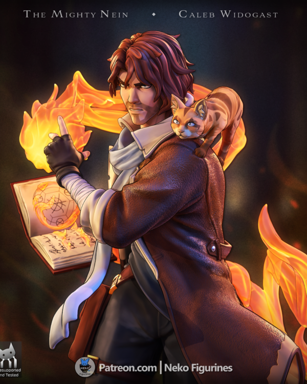 Caleb Widogast Critical Role 1/8 & 1/6 resin figure - 3D Figure Atelier