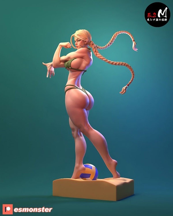 Cammy Street Fighter 1/8 & 1/6 resin figure - 3D Figure Atelier