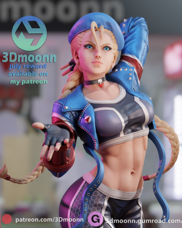 Cammy Street Fighter 1/8 & 1/6 resin figure - 3D Figure Atelier