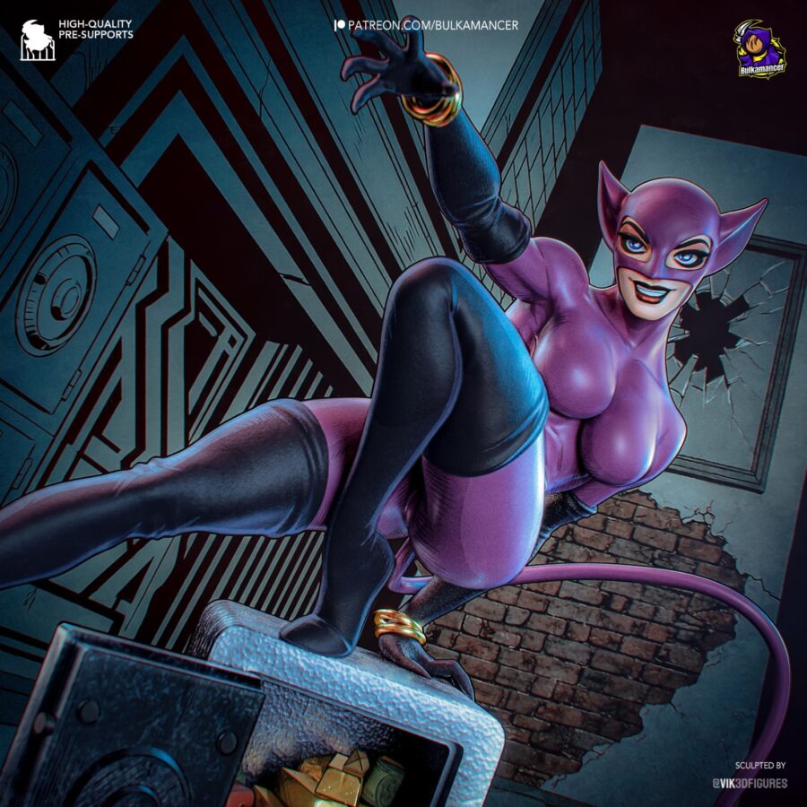 Catwoman DC Comics 1/8 & 1/6 resin figure - 3D Figure Atelier