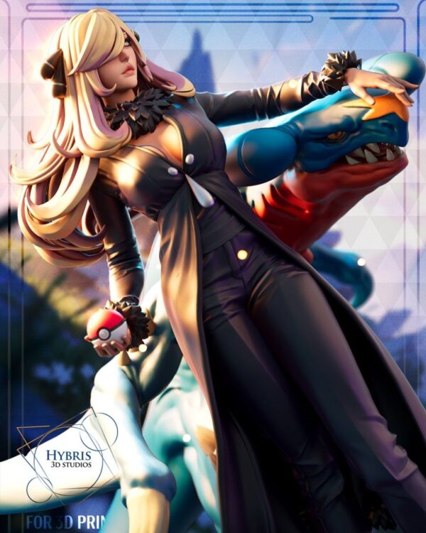 Cynthia Pokemon 1/8 & 1/6 resin figure - 3D Figure Atelier