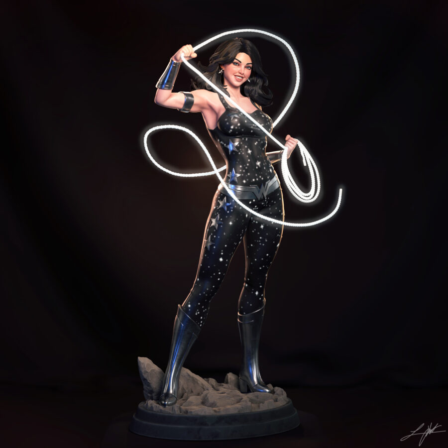 Donna Troy DC Comics 1/8 & 1/6 resin figure - 3D Figure Atelier