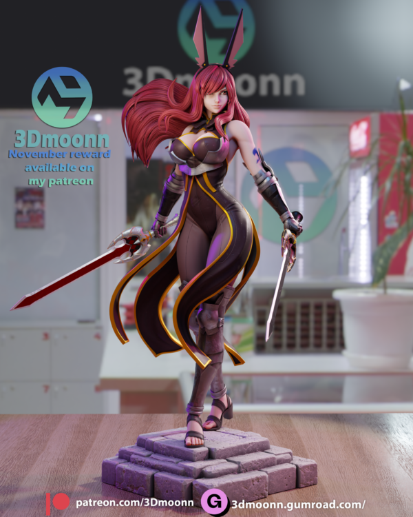 Erza Scarlet Fairy Tail 1/8 & 1/6 resin figure - 3D Figure Atelier