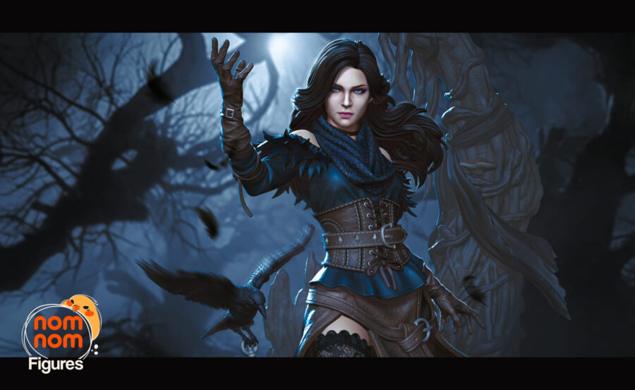 Yennefer Witcher 1/8 & 1/6 resin figure - 3D Figure Atelier